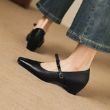 Rosalie Italian leather Bow-Tie Mary Jane Pump