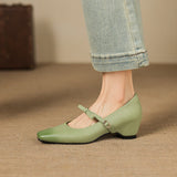 Rosalie Italian leather Bow-Tie Mary Jane Pump
