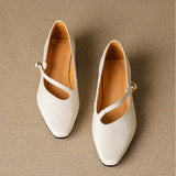 Amalfi Italian Leather Mary Jane Pump
