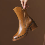 Marcelle Genuine Leather Ankle Boot