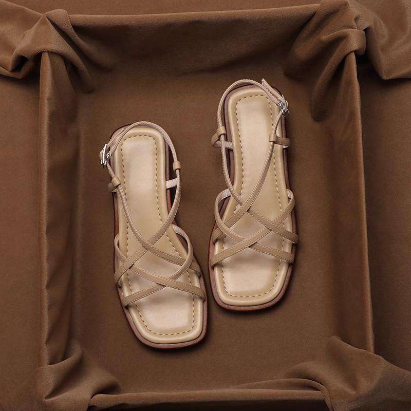 Vittoria Italian Leather Strap Sandals