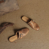 Liora Woven Buckle Mule