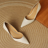 Cassis Italian Leather Kitten Heel
