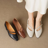 Amalfi Italian Leather Mary Jane Pump
