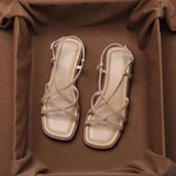 Vittoria Italian Leather Strap Sandals