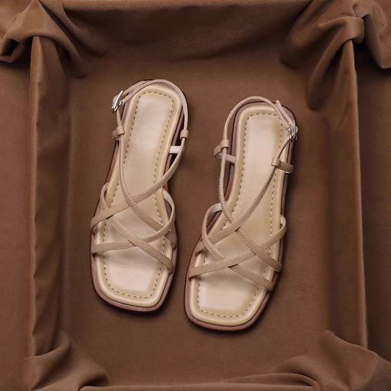 Vittoria Italian Leather Strap Sandals