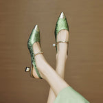 Savana Kitten Heel Mules in Camel — Heels