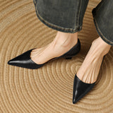 Cassis Italian Leather Kitten Heel