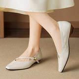 Amalfi Italian Leather Mary Jane Pump