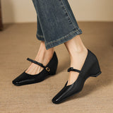 Rosalie Italian leather Bow-Tie Mary Jane Pump