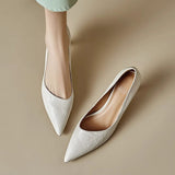 Sorrento Italian Leather Kitten Heel Pump
