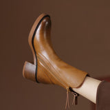 Marcelle Genuine Leather Ankle Boot
