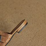 Liora Woven Buckle Mule
