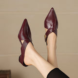 Positano Italian Leather Pointed-Toe Mule