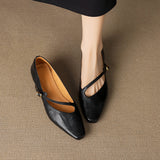 Amalfi Italian Leather Mary Jane Pump