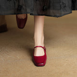 Comporta Italian leather Buckle Mule