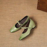Rosalie Italian leather Bow-Tie Mary Jane Pump
