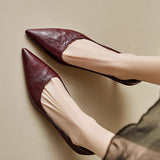 Sorrento Italian Leather Kitten Heel Pump