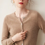 Ashford Cashmere Crew Cardigan