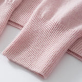 Selene Scarf-Collar Cashmere Pullover