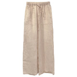 The Drawstring Straight Linen Pant