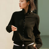 Vercelli Cashmere Button Sweater