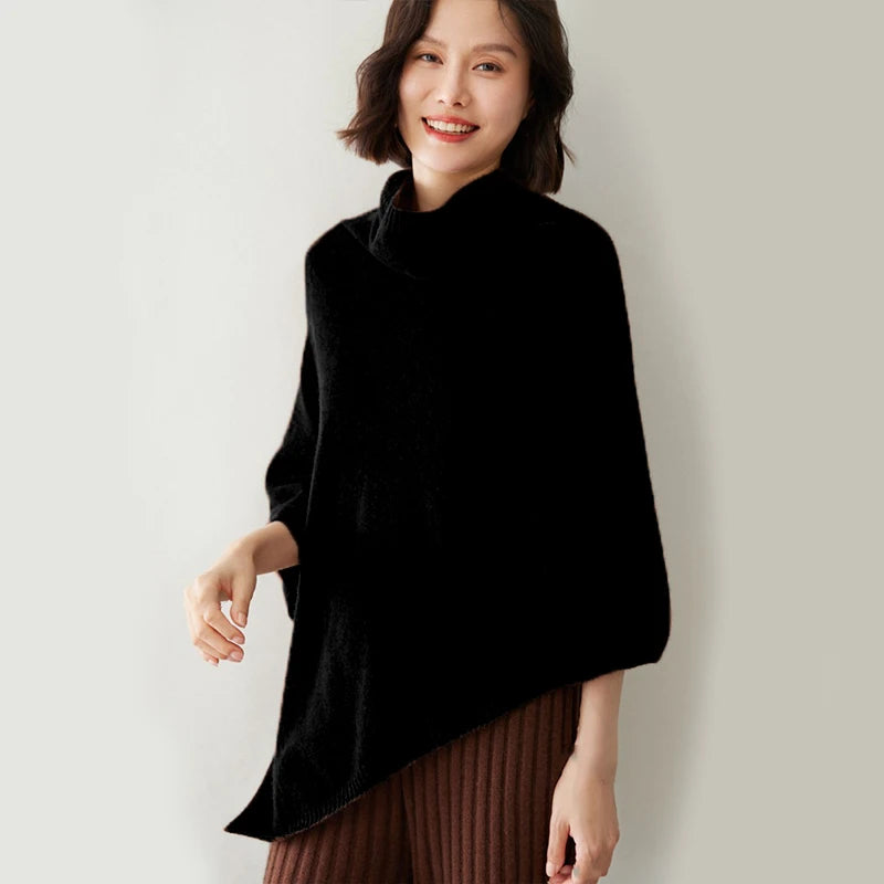 Milan Wool Poncho