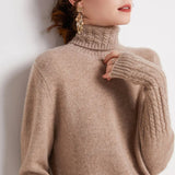 Valentina 100% Merino Turtleneck