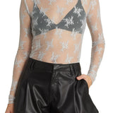 Liana Lace Transparent Top
