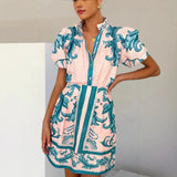 Kelsey Linen Floral Two-piece Dress