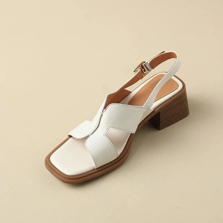 Sassari Leather Heeled Sandals