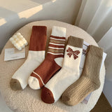 Léonie Ribbon Knit Sock Set