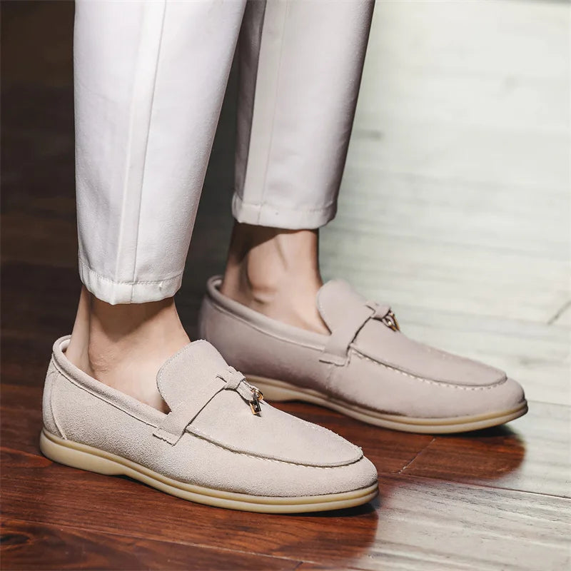 Shaffer Cow Suede Loafers