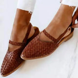 Italian Woven Leather Flats