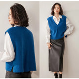 Elise Ribbed Cashmere Vest