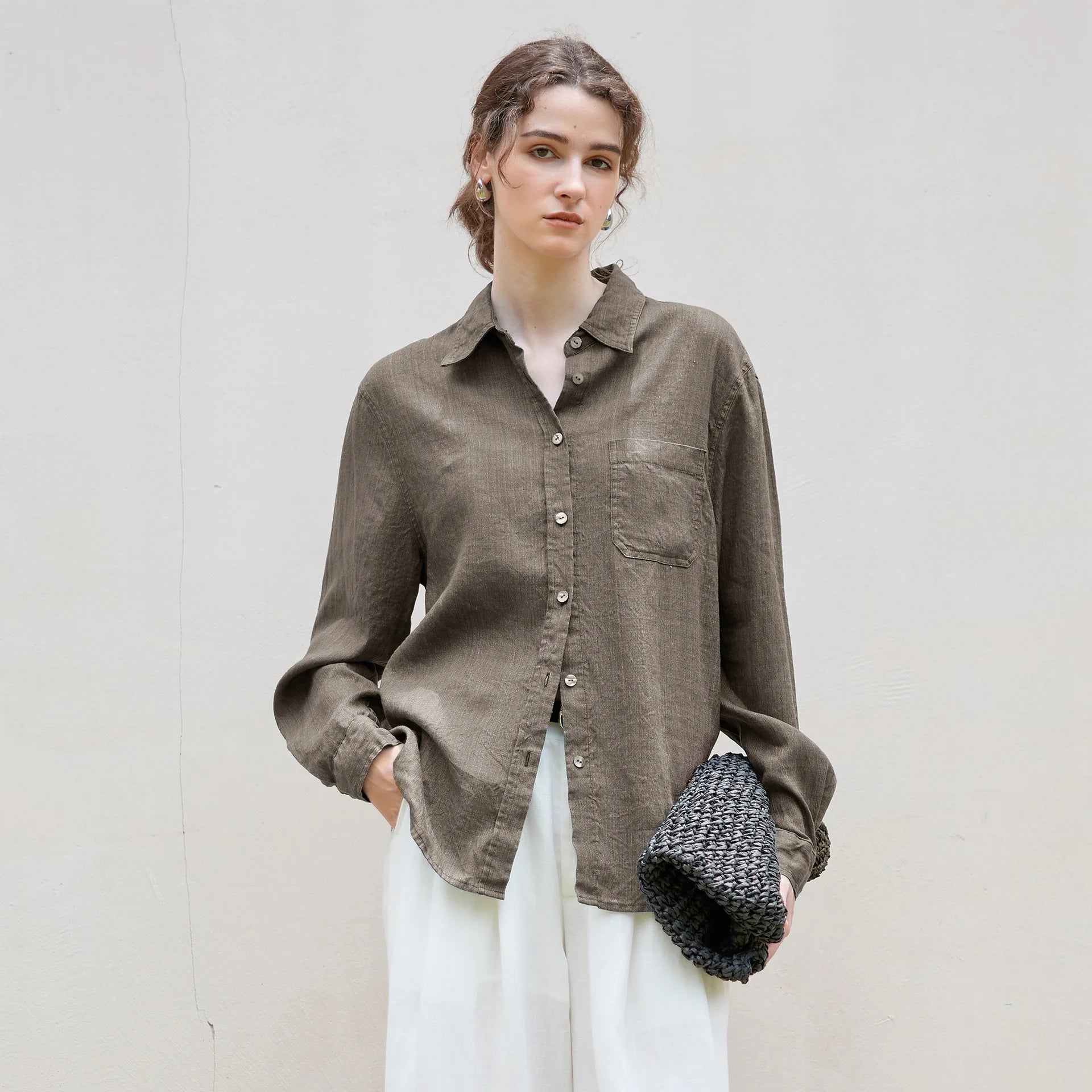 The Indigo Linen Everyday Shirt