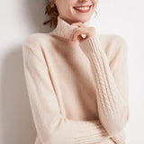 Valentina 100% Merino Turtleneck