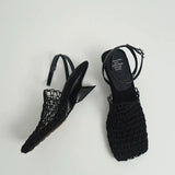 Fallon Mesh Weave Heels