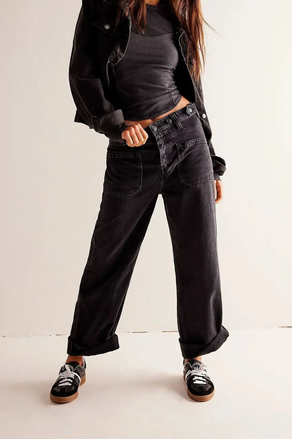 Candace High-Waist Wide-Leg Denims