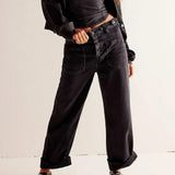 Candace High-Waist Wide-Leg Denims