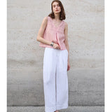 The Chambray Linen Reversible Vest