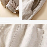 Lenora Embroidered Linen Shorts