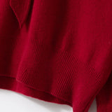 Selene Scarf-Collar Cashmere Pullover