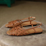 Woven Leather Sandal
