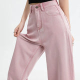 Cecile Auclair Pink Denim Jeans