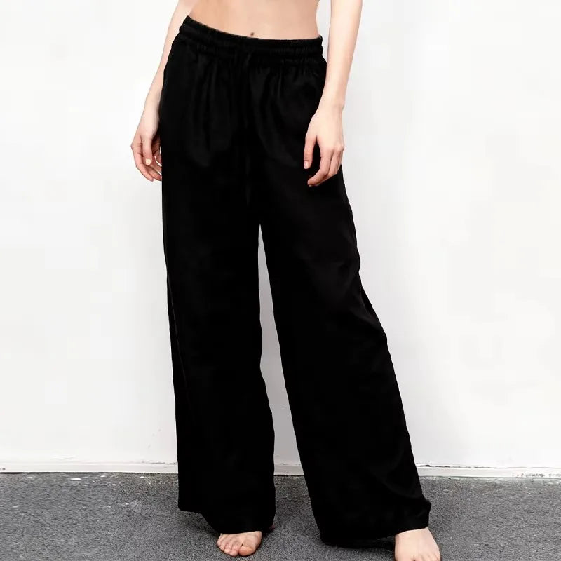 The Drawstring Linen Lounge Pant