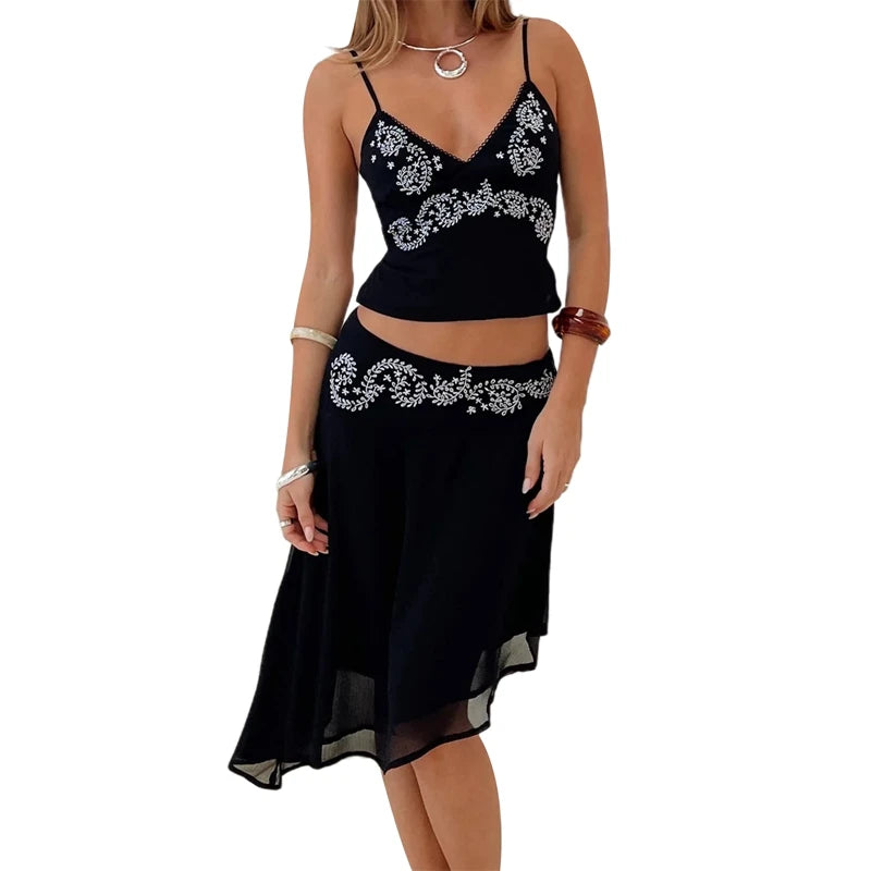 The Garden Mesh Two-Piece Set