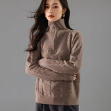 Anouk Quarter-Zip Sweater