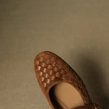 The Woven Suede Mary Jane