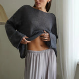 Liora Relaxed Crewneck Sweater